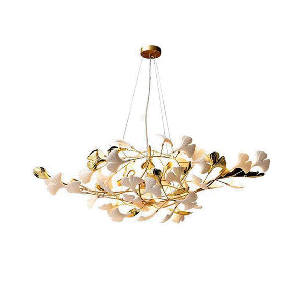Ginkgo Luxury Chandelier Style D-chandeliers for dining room,chandeliers for stairways,chandeliers for foyer,chandeliers for bedrooms,chandeliers for kitchen,chandeliers for living room-10 Lights: L 47.2''(120cm) x H 18.9''(48cm)-Arialamps