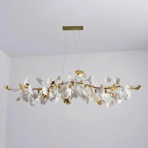 Ginkgo Luxury Linear Chandelier Style C-L 59″(150cm) x W 17.7″(45cm) x H 17.7″(45cm) (G9*12)-