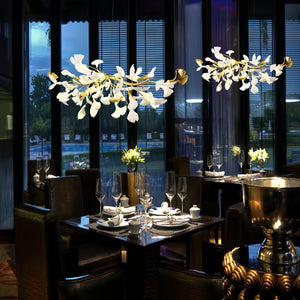 Ginkgo Luxury Linear Chandelier Style C-