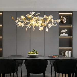 Ginkgo Luxury Linear Chandelier Style C-