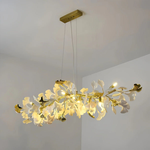 Ginkgo Luxury Linear Chandelier Style C-