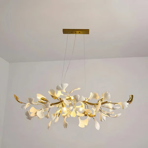 Ginkgo Luxury Linear Chandelier Style C-L 31.5″(80cm) x W 17.7″(45cm) x H 13.8″(35cm) (G9*6)-