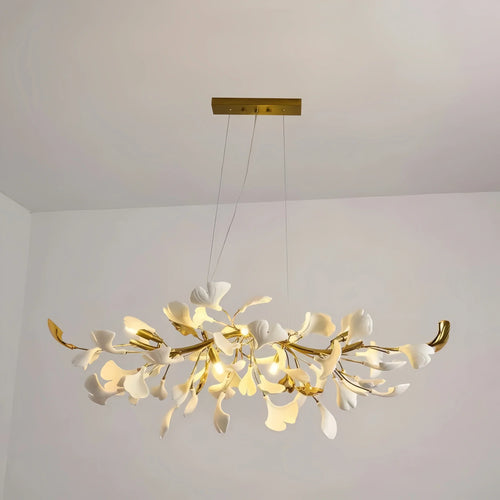 Ginkgo Luxury Linear Chandelier Style C-L 31.5″(80cm) x W 17.7″(45cm) x H 13.8″(35cm) (G9*6)-