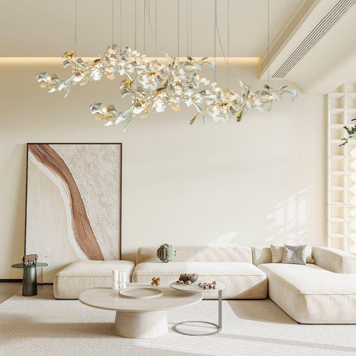 Ginkgo Special Chandelier-chandeliers for dining room,chandeliers for stairways,chandeliers for foyer,chandeliers for bedrooms,chandeliers for kitchen,chandeliers for living room-Arialamps