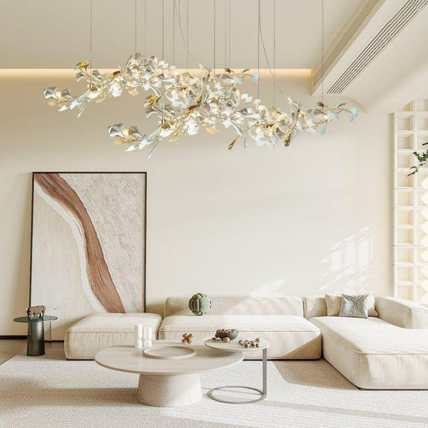 Ginkgo Special Chandelier-chandeliers for dining room,chandeliers for stairways,chandeliers for foyer,chandeliers for bedrooms,chandeliers for kitchen,chandeliers for living room-Arialamps