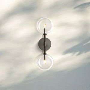 Glass Globe Linear Sconce