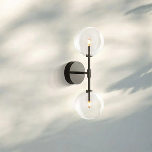 Glass Globe Linear Sconce