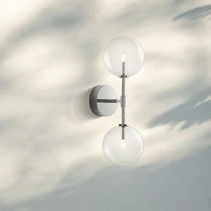Glass Globe Linear Sconce