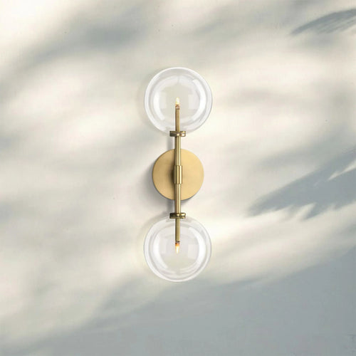 Glass Globe Linear Sconce