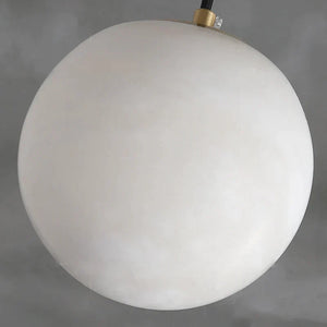 Kevin Hansa Alabaster Ball Pendant Light, Island Mini Pendant Light Kevinstudiolives