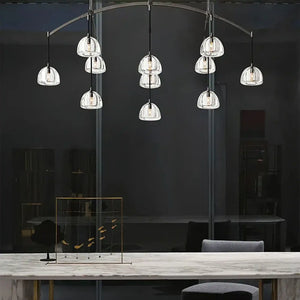 Hemisphare Linear Chandelier 54‘’ 72‘’