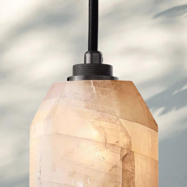 Herlow Calcite Pendant Light-Arialamps