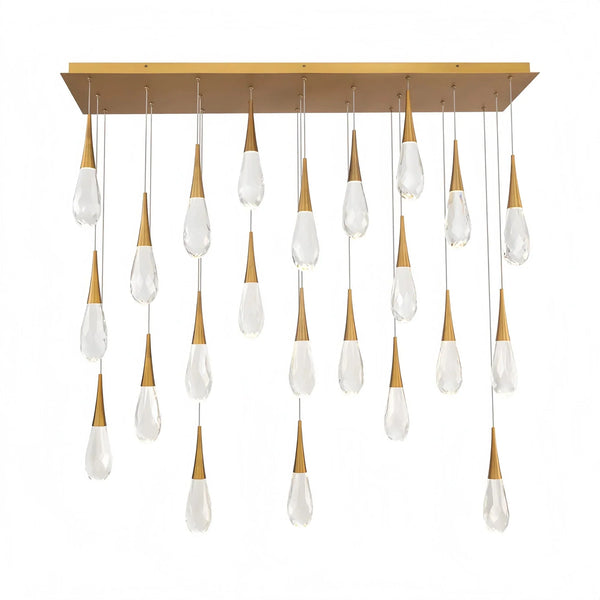 Hibiscus Linear LED Multi Pendant Light - Arialamps