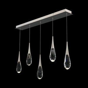 Hibiscus Linear LED Multi Pendant Light - Arialamps
