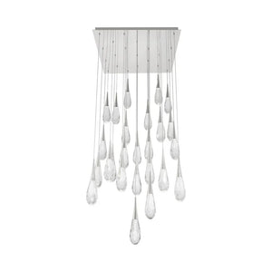 Hibiscus Square LED Multi Pendant Light - Arialamps