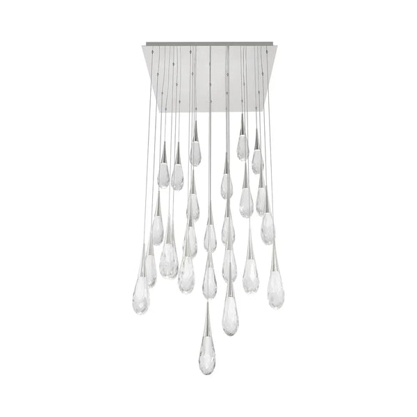 Hibiscus Square LED Multi Pendant Light - Arialamps