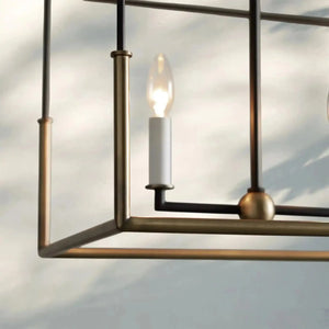Holt 4/5 Lights Linear Chandelier - Arialamps