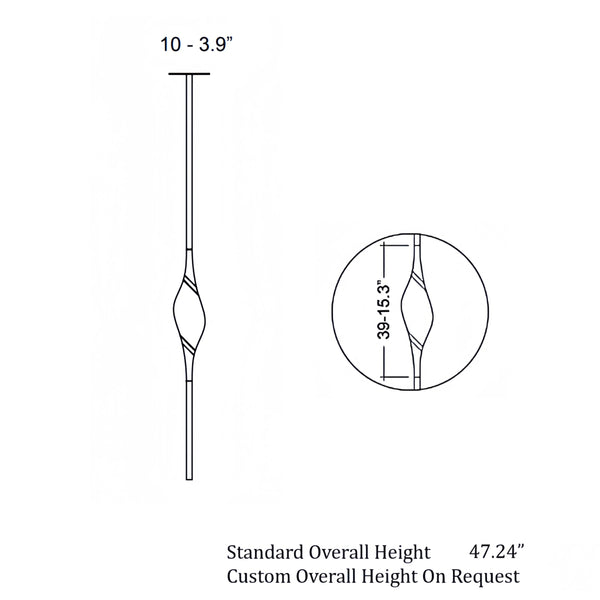 Il Pezzo 12 Pendant - Arialamps