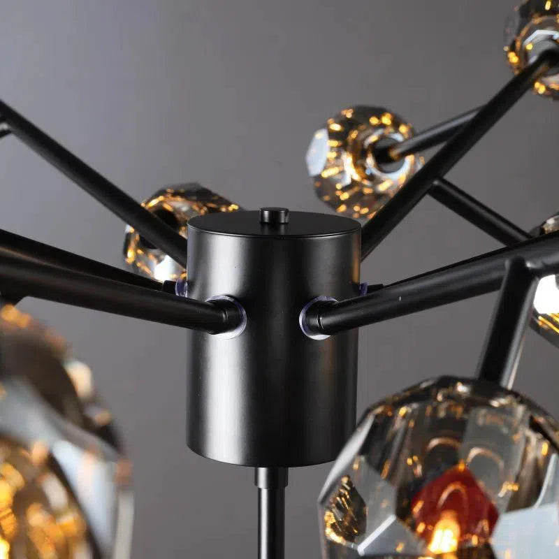 Bille De Crystal Glass Round Chandelier 24"36"48"60"72"