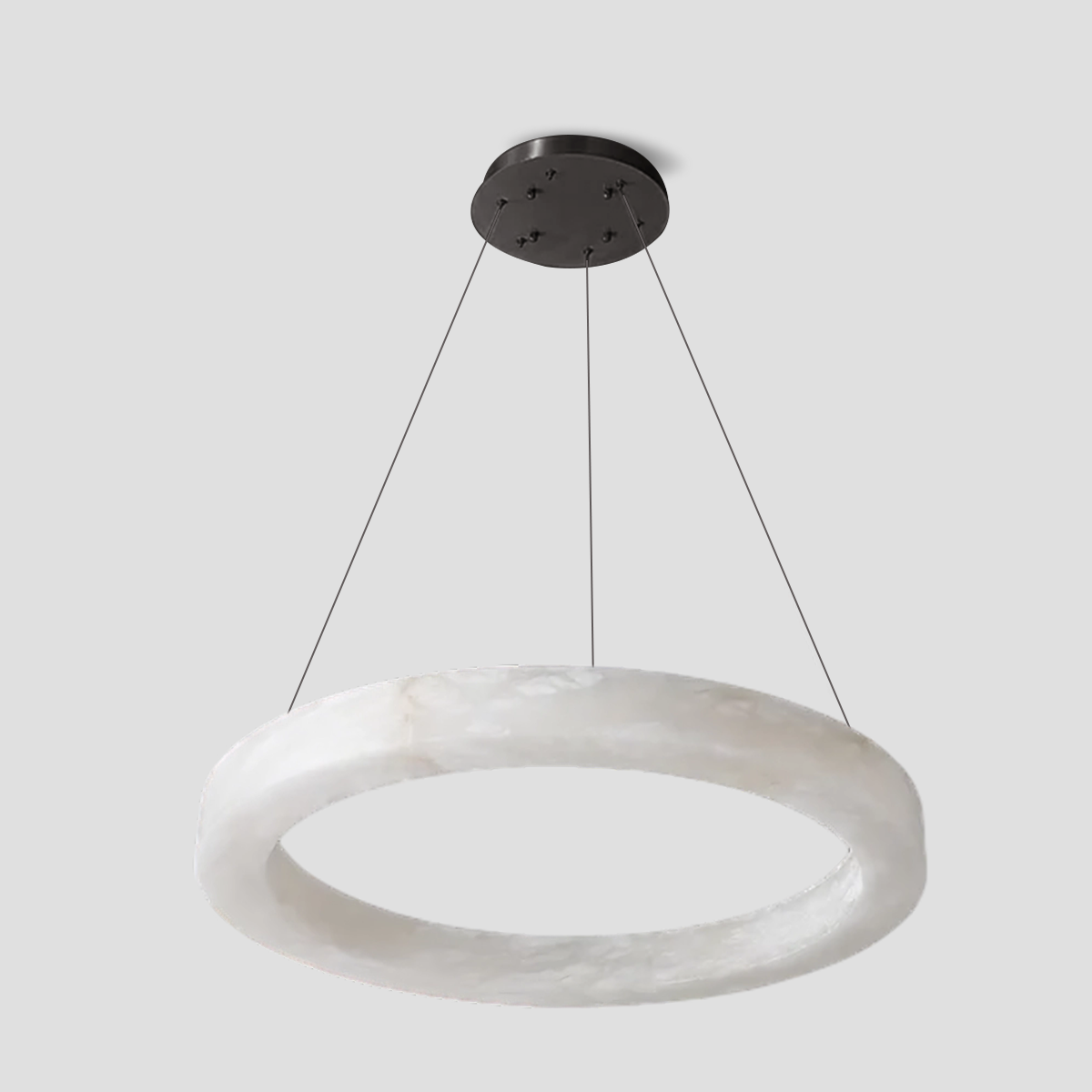 Alabaster Round Chandelier