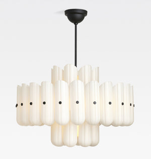 Lorna LED Double Tier Chandelier 25" 35" 46"