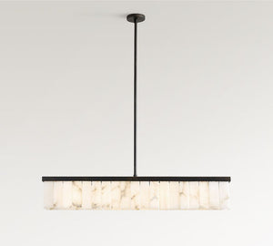Windham Alabaster Linear Chandelier (49")
