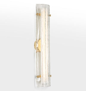 Willamette 28″ LED Clear Fluted Glass Wall Sconce