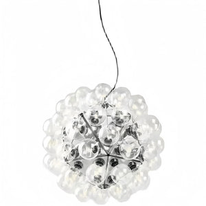 Italian Designer Creative Glass Ball Chandelier Scandinavian Dandelion Hallway/Entryway/Staircase Light Fixture - Arialamps