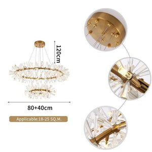 Kylia Ring Crystal Chandelier - Arialamps