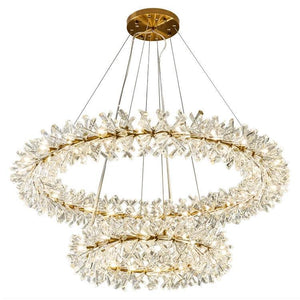 Kylia Ring Crystal Chandelier - Arialamps