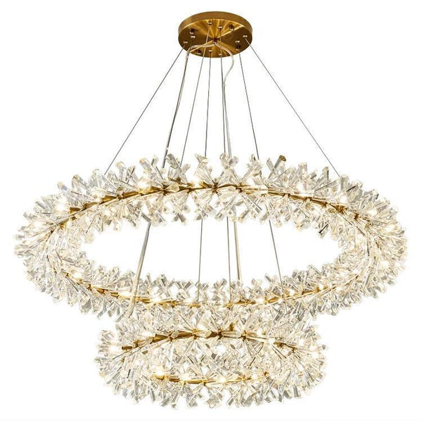 Kylia Ring Crystal Chandelier - Arialamps