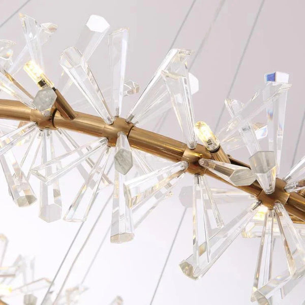 Kylia Ring Crystal Chandelier - Arialamps