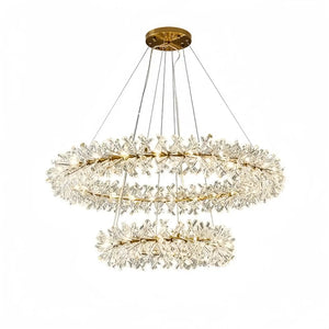 Kylia Ring Crystal Chandelier - Arialamps