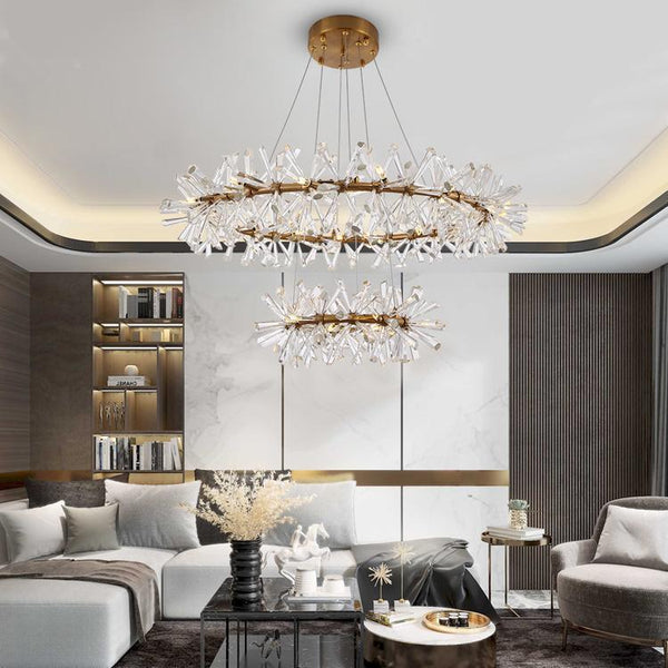 Kylia Ring Crystal Chandelier - Arialamps