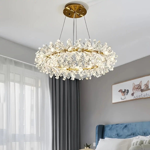 Kylia Ring Crystal Chandelier - Arialamps