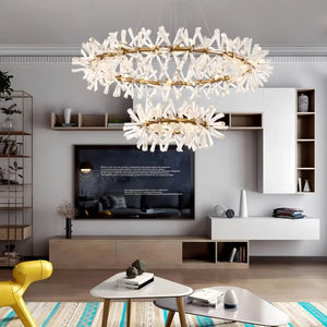 Kylia Ring Crystal Chandelier - Arialamps