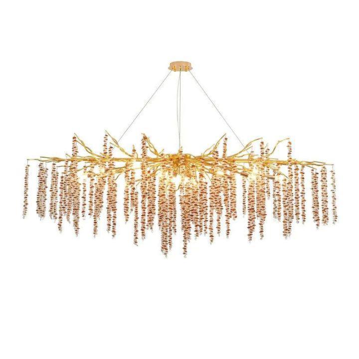 Lacuna Dining Room Branch Chandelier-chandeliers for dining room,chandeliers for stairways,chandeliers for foyer,chandeliers for bedrooms,chandeliers for kitchen,chandeliers for living room-L160 (L63")-Arialamps