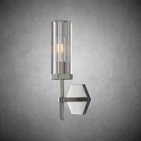 Lambel Hexagonal Wall Sconce 14"19"