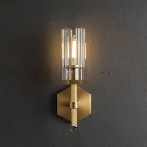 Lambel Hexagonal Wall Sconce 14"19"
