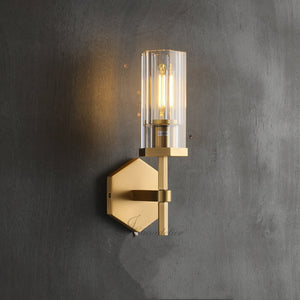 Lambel Hexagonal Wall Sconce 14"19"