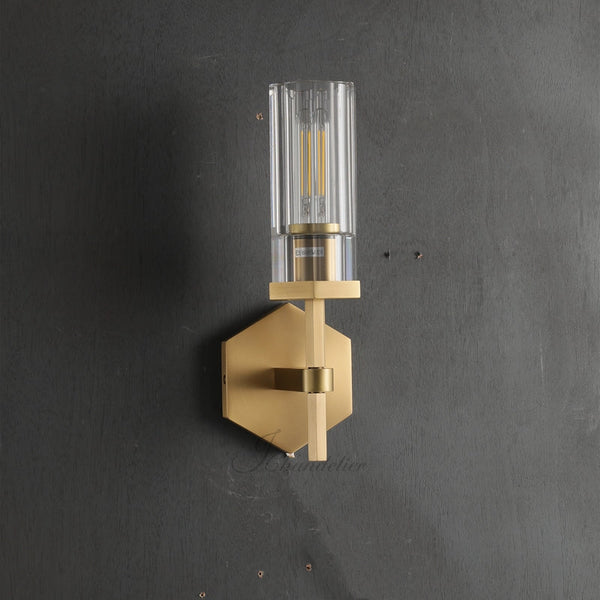 Lambel Hexagonal Wall Sconce 14"19"