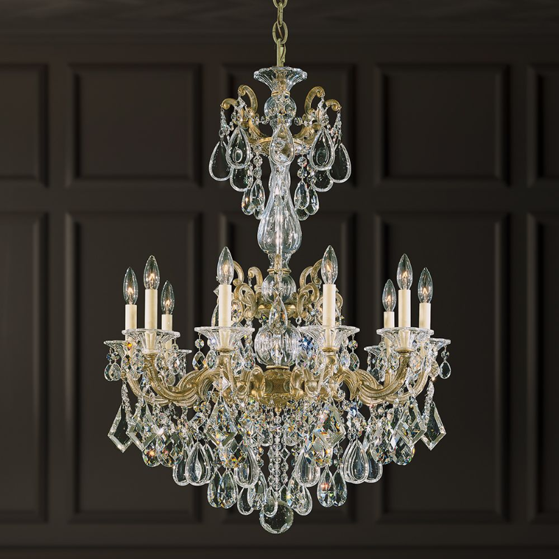 Aria 5008 La Scala 10-lt 28" Chandelier
