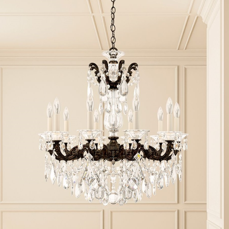 Aria 5074 La Scala 10-lt 28" Chandelier