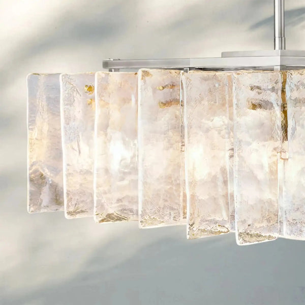 Lattic Square Chandelier 37''-