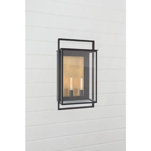 Leicester 2 - Light Lantern Wall Sconce Outdoor - Arialamps