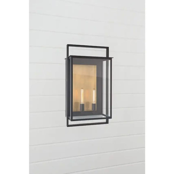 Leicester 2 - Light Lantern Wall Sconce Outdoor - Arialamps