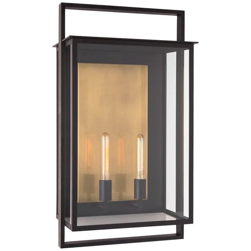Leicester 2 - Light Lantern Wall Sconce Outdoor - Arialamps