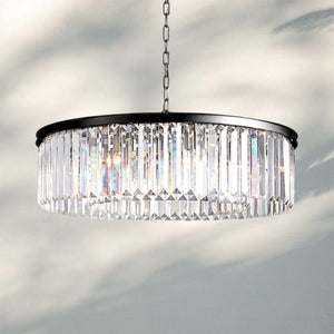 Leyland Crystal Round Chandelier-