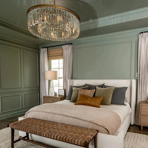 Leyland Crystal Round Chandelier-