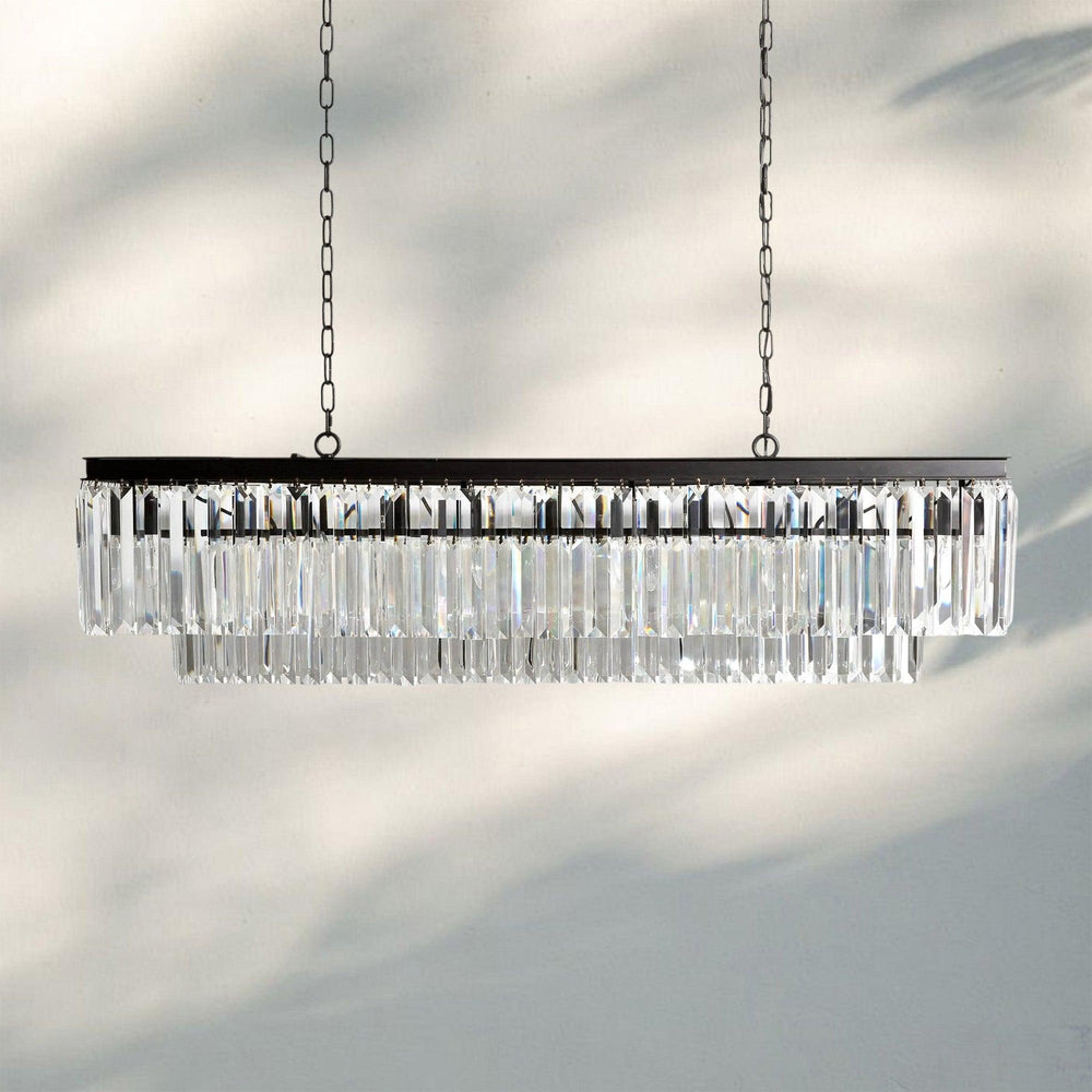 Layland Tiered Rectangular Chandelier-